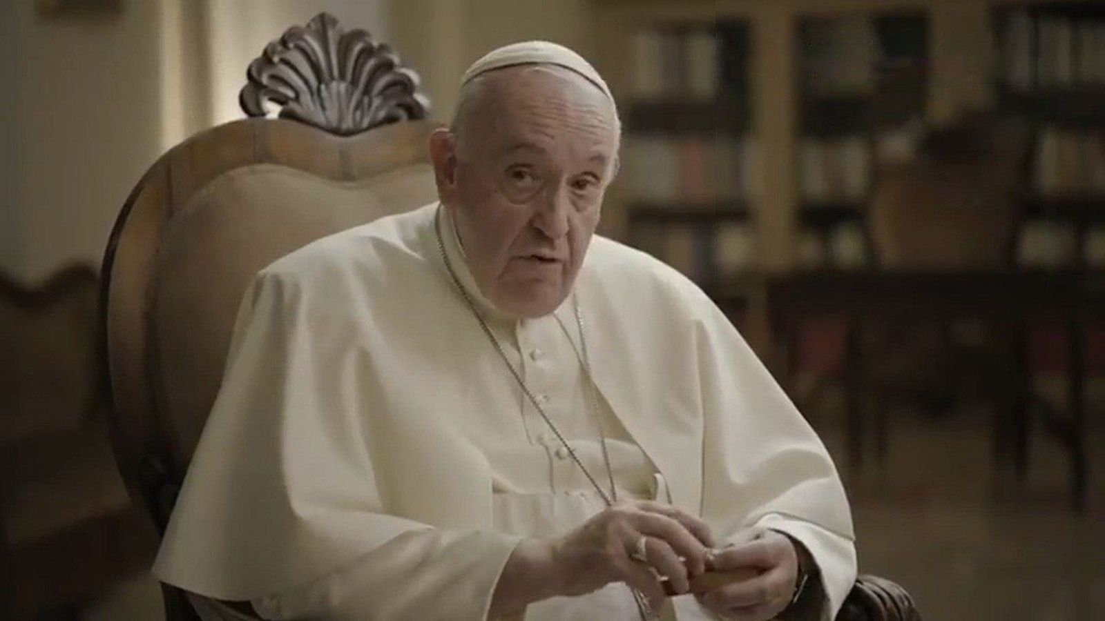 Francisco durante la entrevista