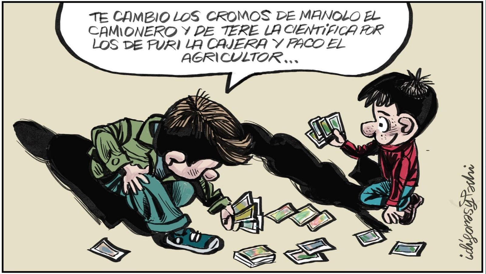 Cambio de cromos