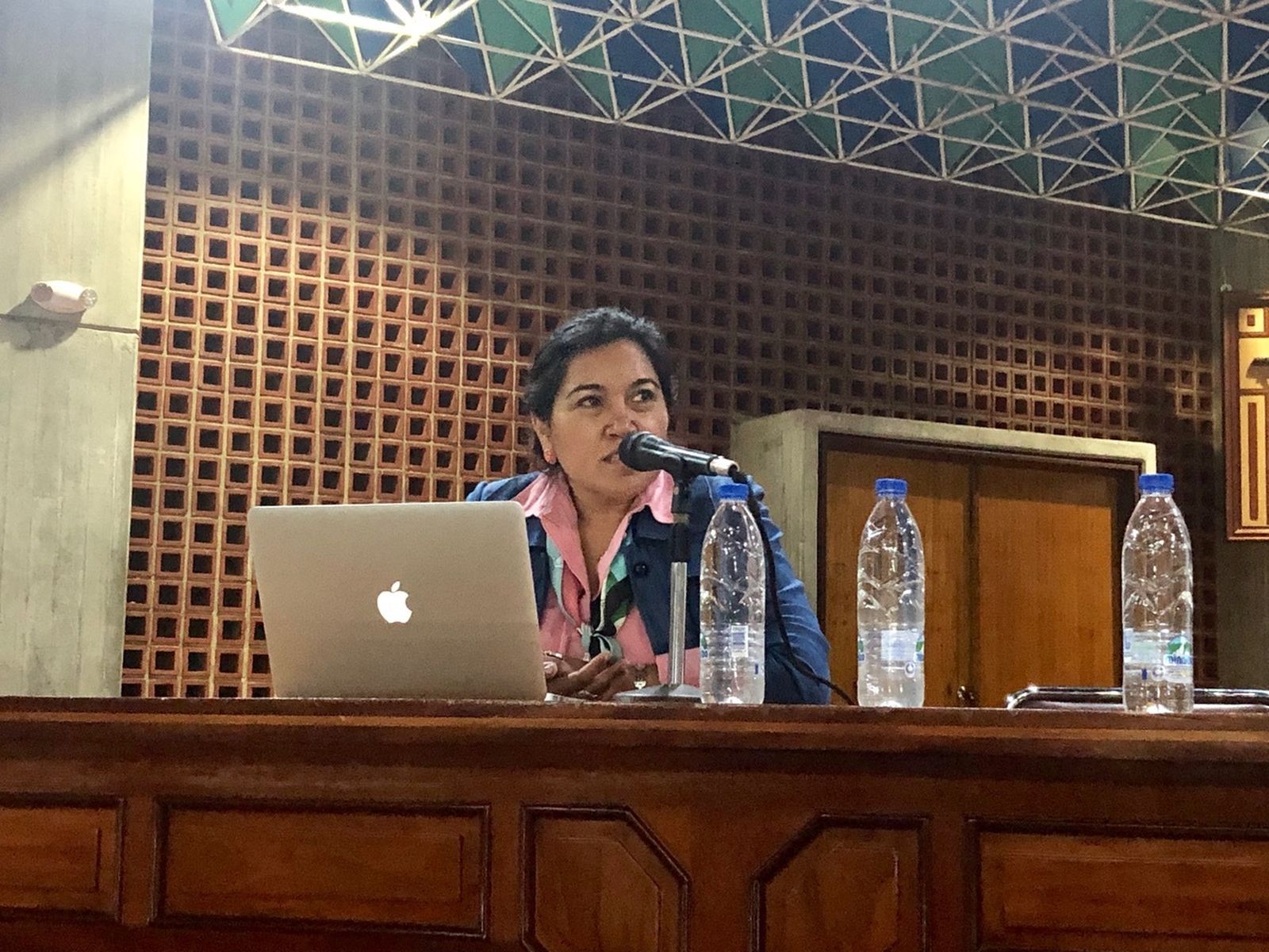 Sandra Arenas, durante su intervención