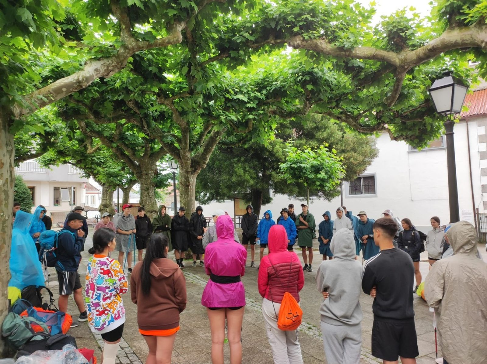 Alumnado de 1ºbachillerato del colegio Sagrada Familia, Valencia