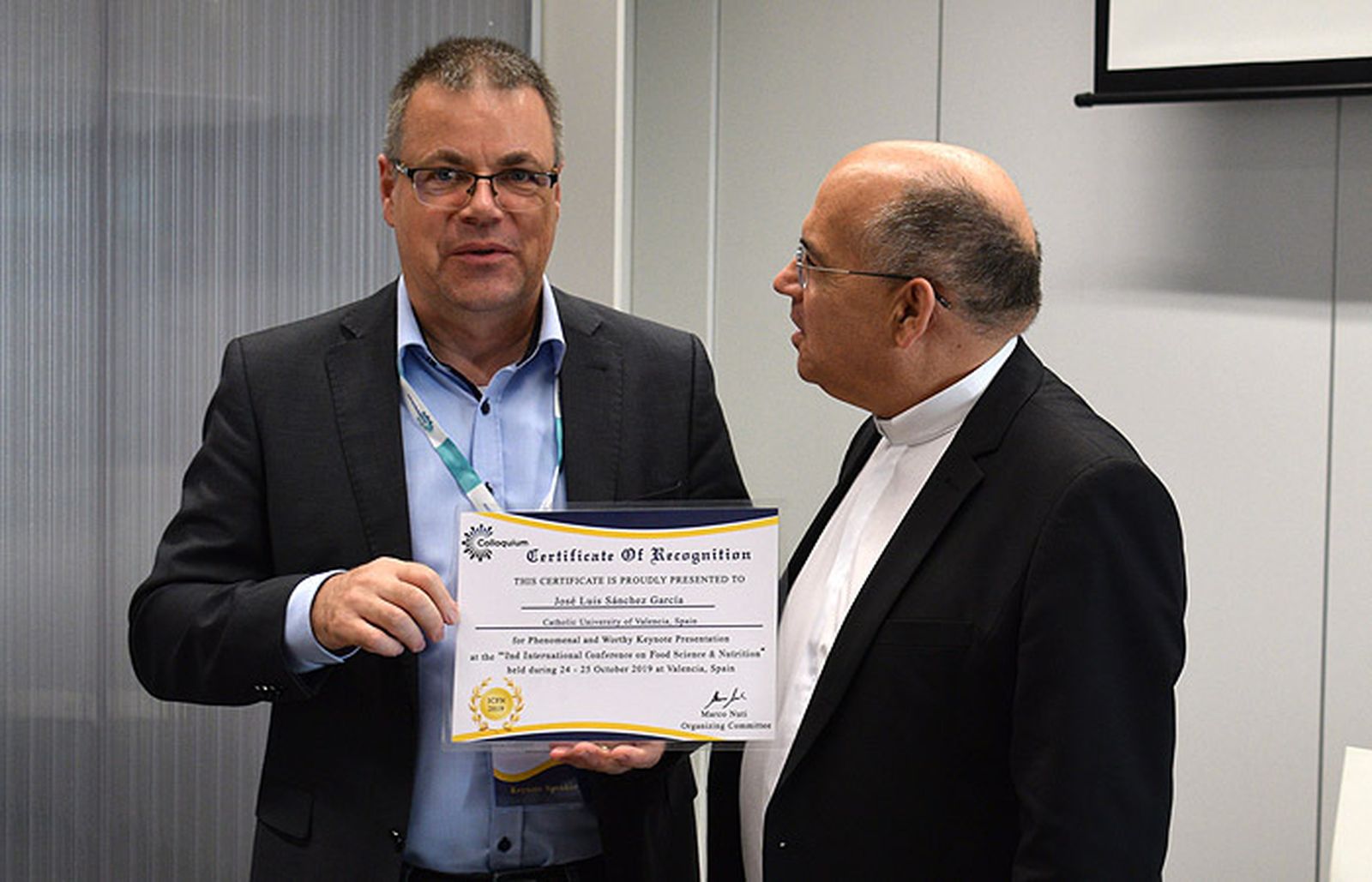 José Luis Sánchez en el congreso internacional