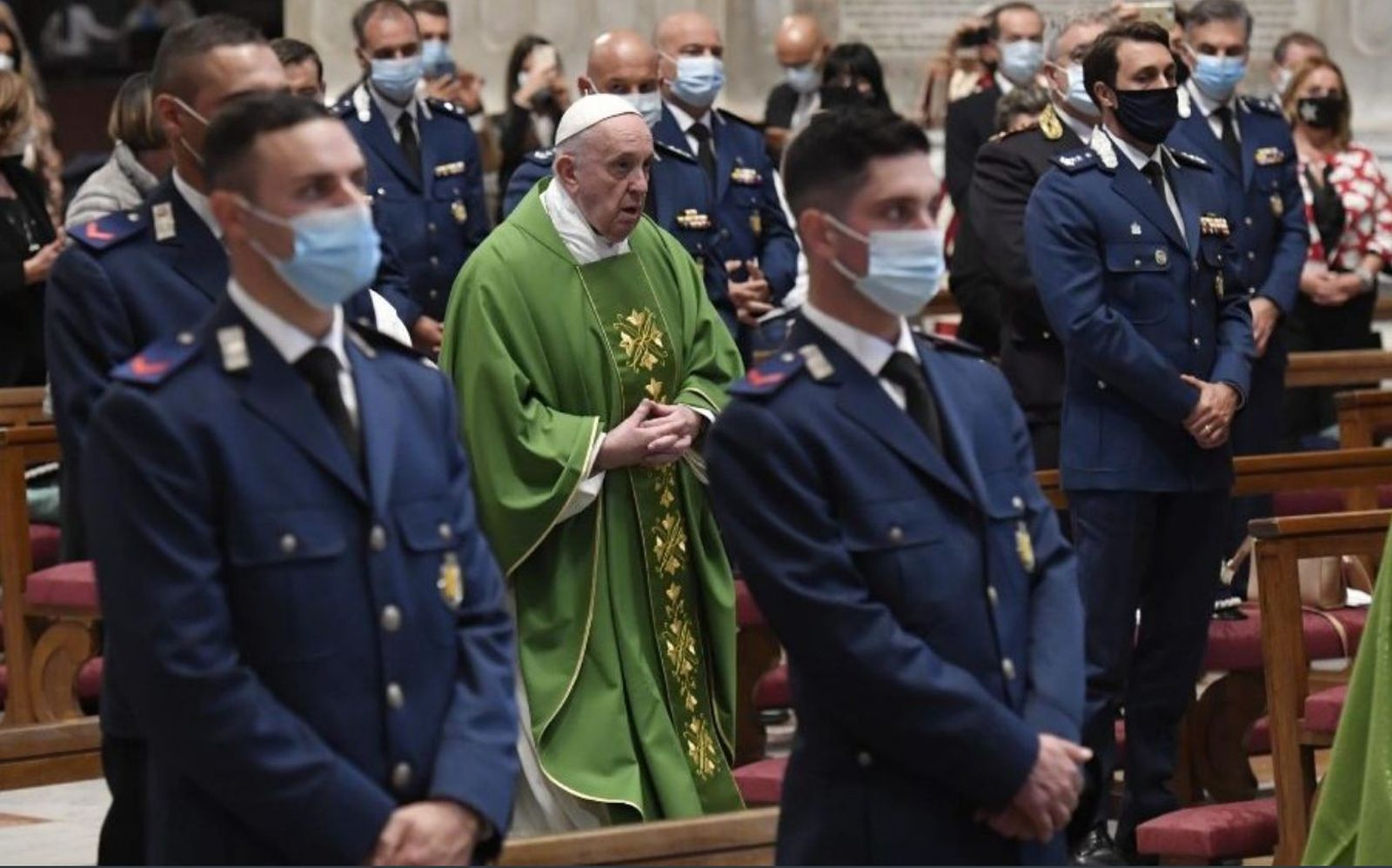 El Papa, a la Gendarmería del Vaticano