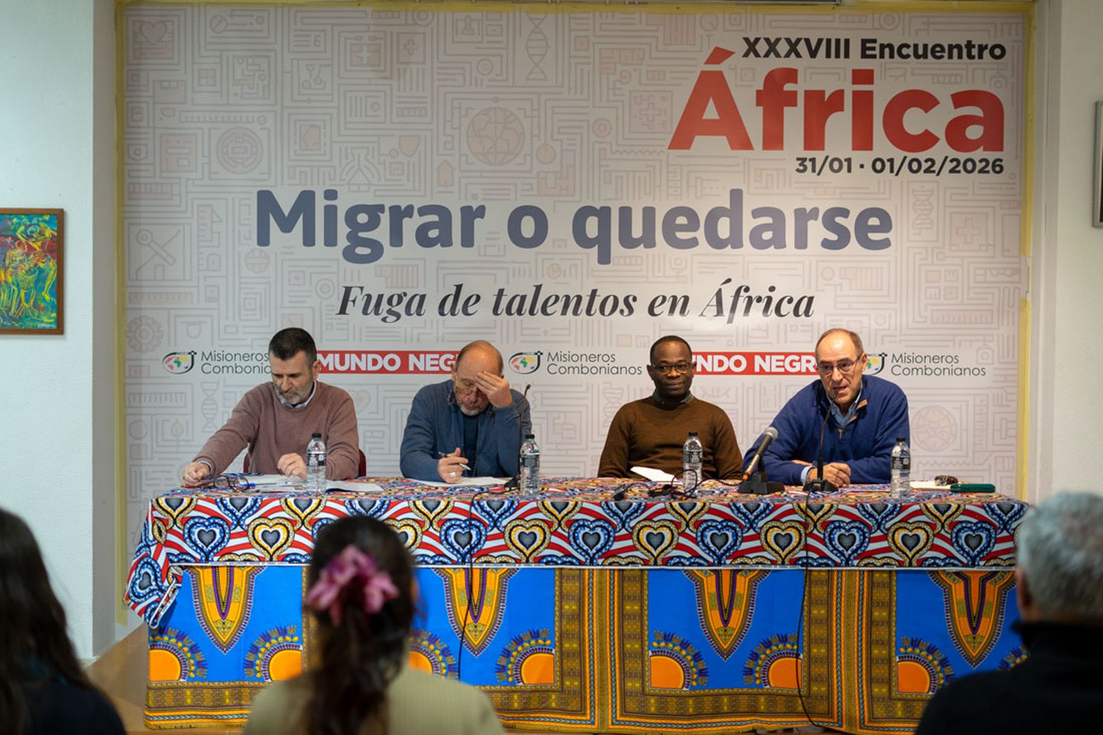 El obispo Ruiz, con Cédric, premio Mundo Negro a la Fraternidad
