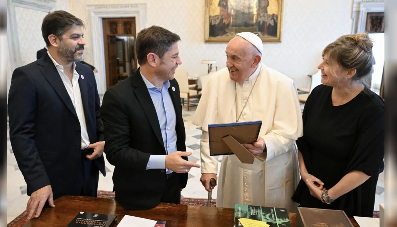 Francisco, con Kicillof