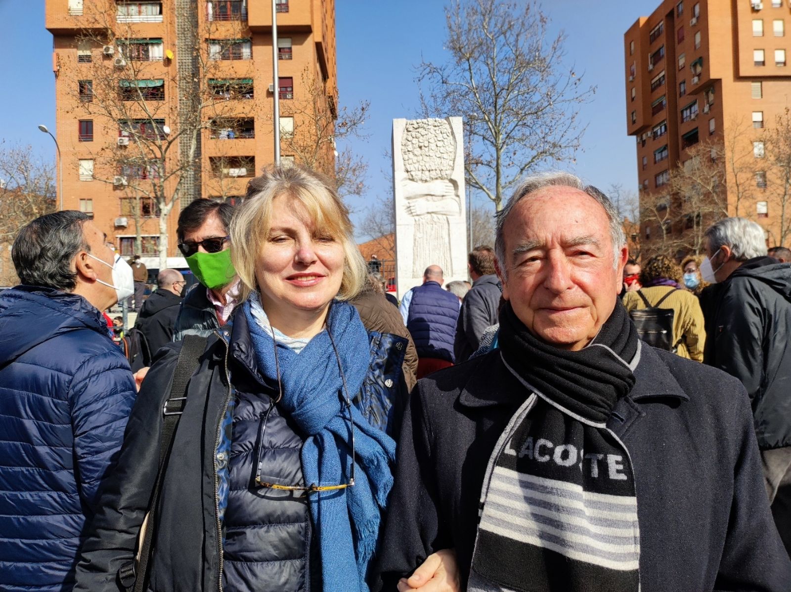 Benito y Lola Ruiz-Ibárruri Sergueyeva, nieta de la Pasionaria