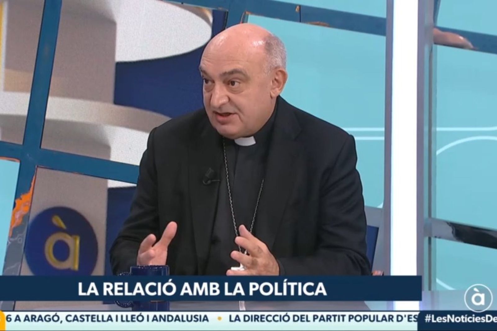 Benavent, durante su entrevista en A Punt