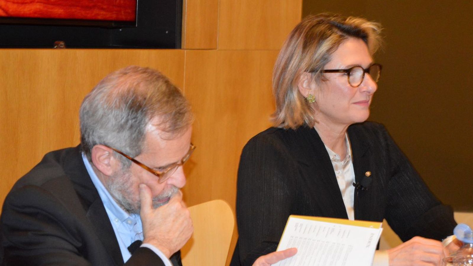 Faulí y Curti, el pasado martes en Barcelona.