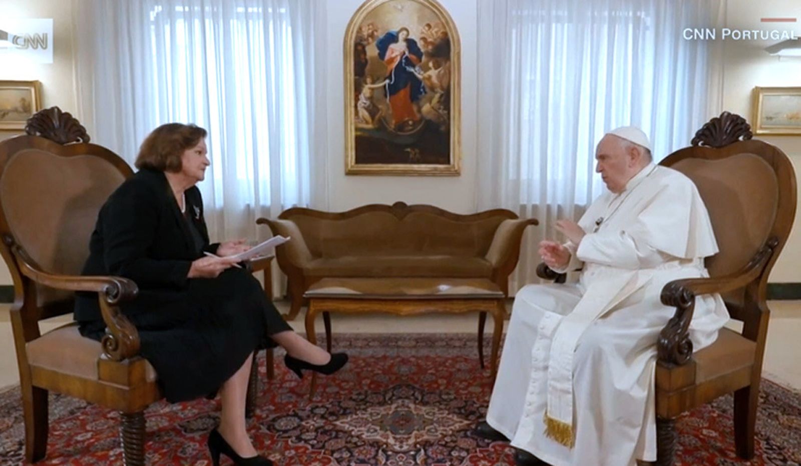 Entrevista al Papa Francisco en la CNN Portugal