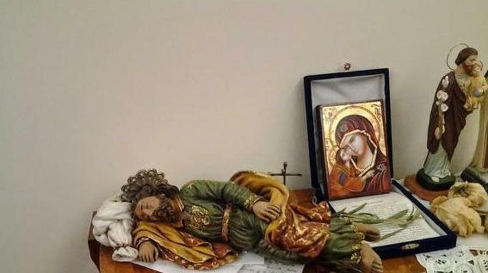 El San José del Papa en su despacho