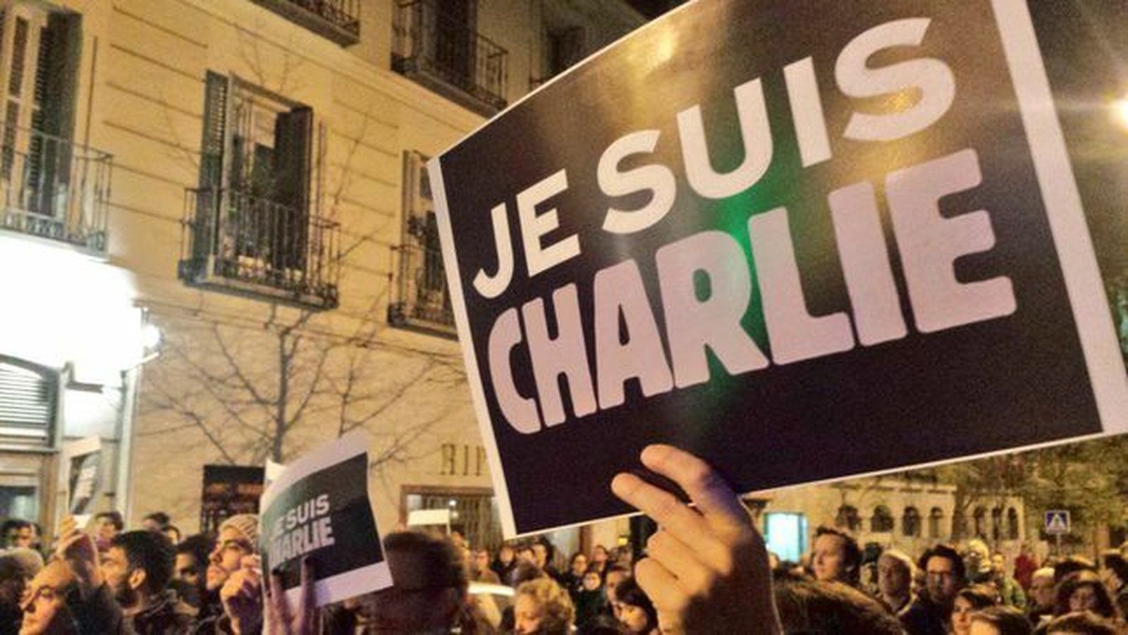 Protestas contra el atentado en París