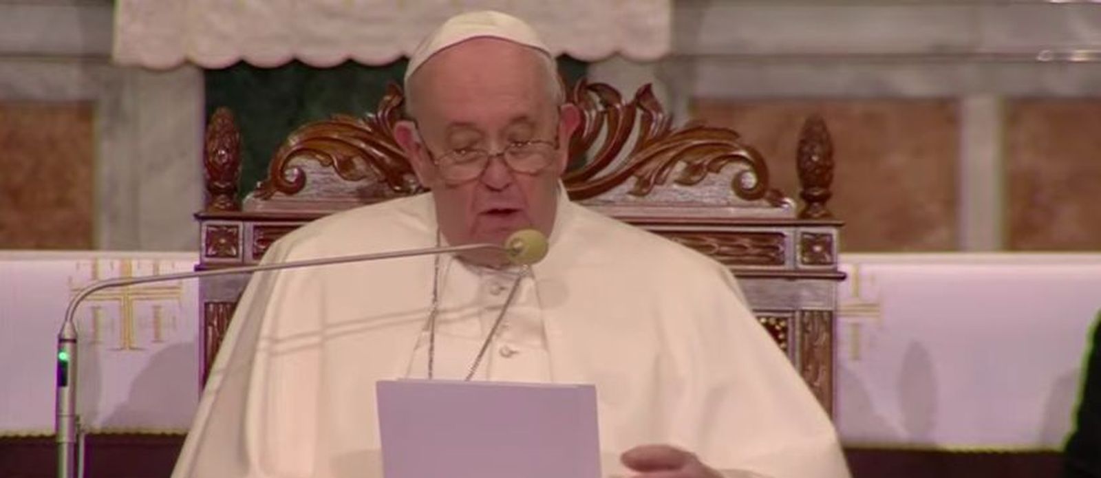 El Papa,con los migrantes