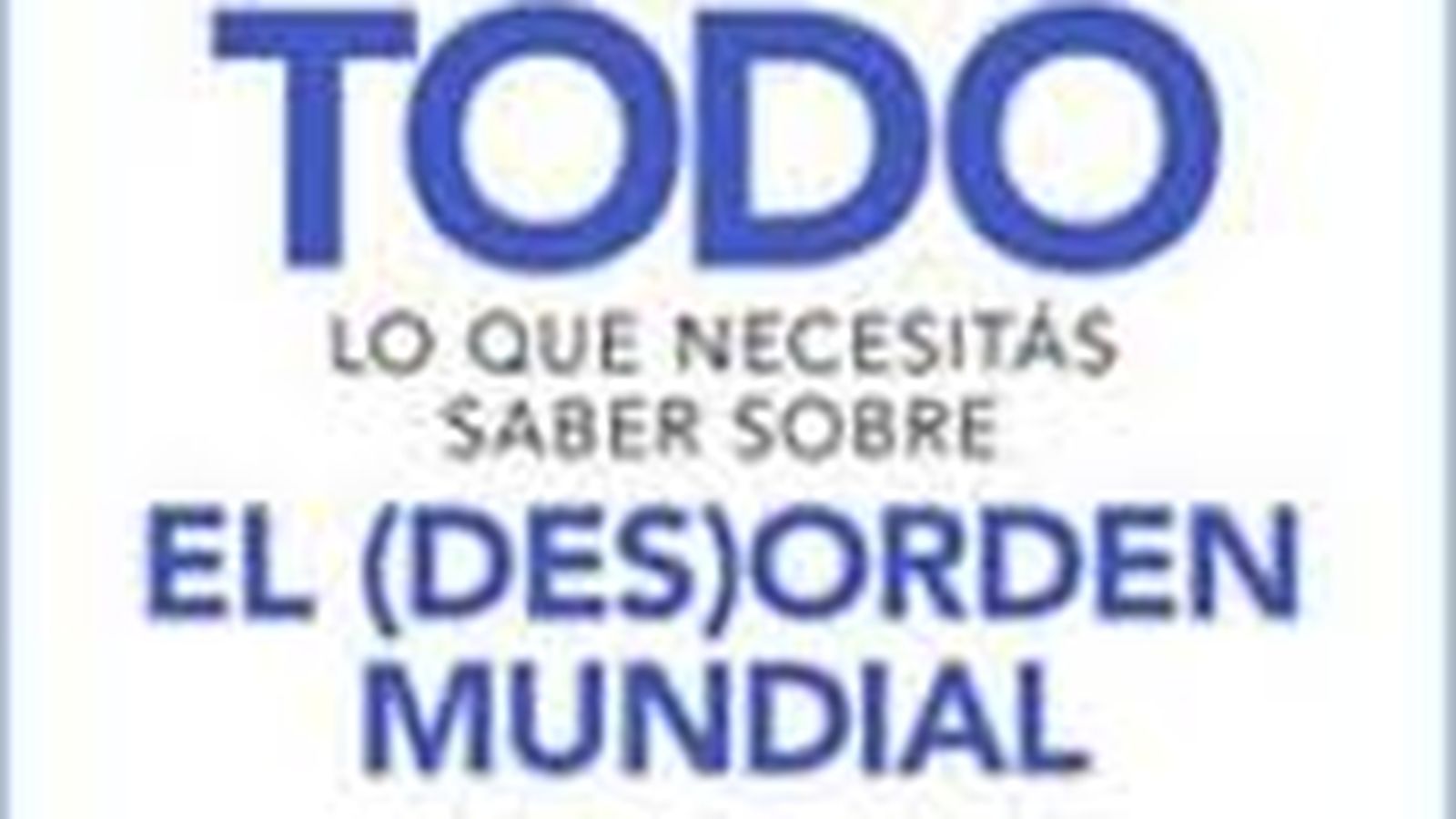 Mariano Turzi. Libro desorden mundial