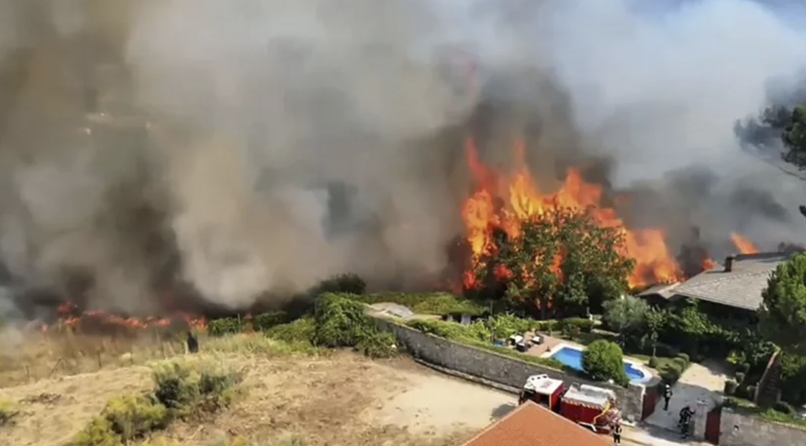 Incendios en Madrid