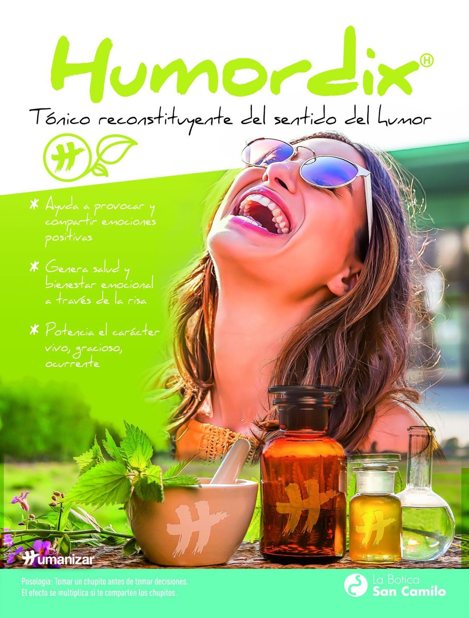 El humor que protege