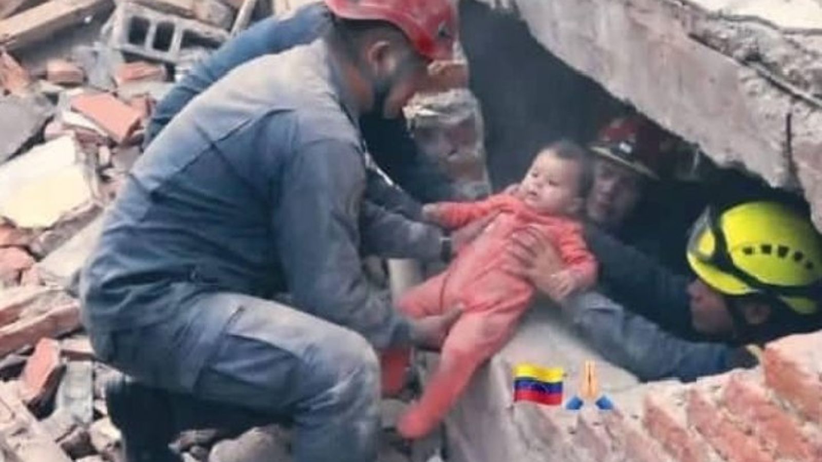 Rescate de una bebe
