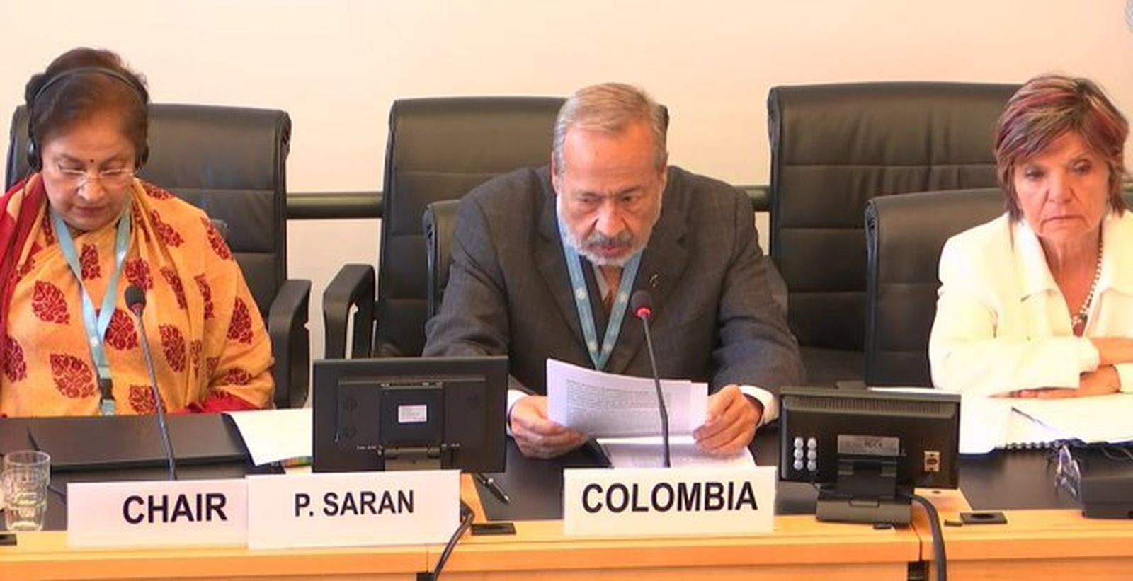 Audiencia en Ginebra