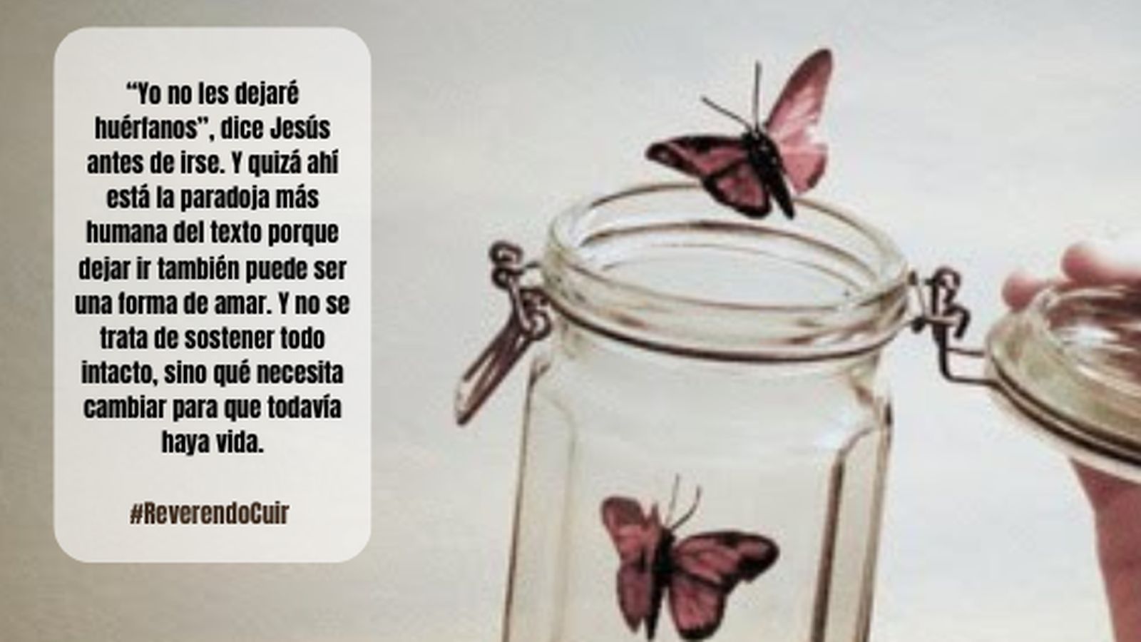 No se trata de sostener todo intacto