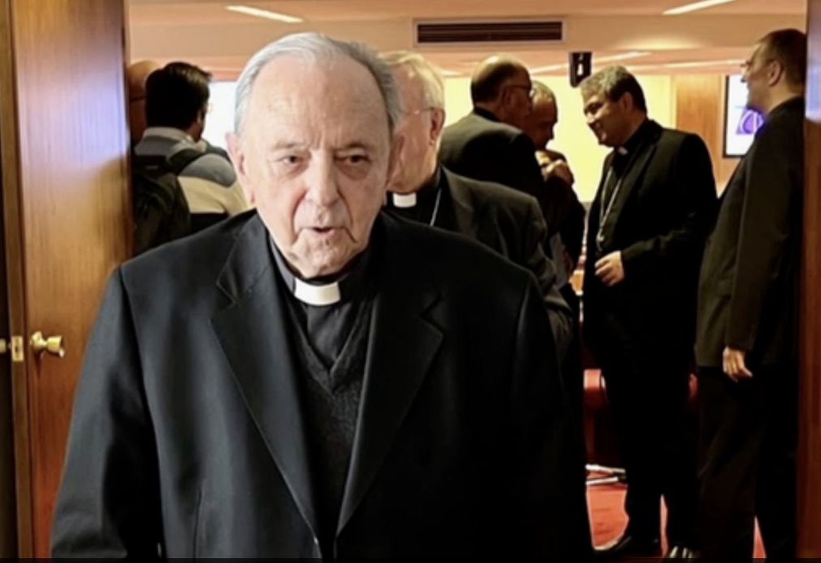 Juan María Uriarte, en una de sus últimas plenarias en la CEE