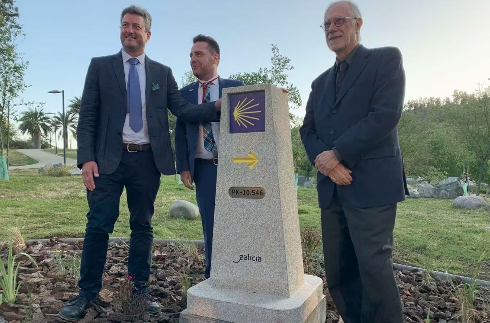 El hito más austral del Camino de Santiago en Chile