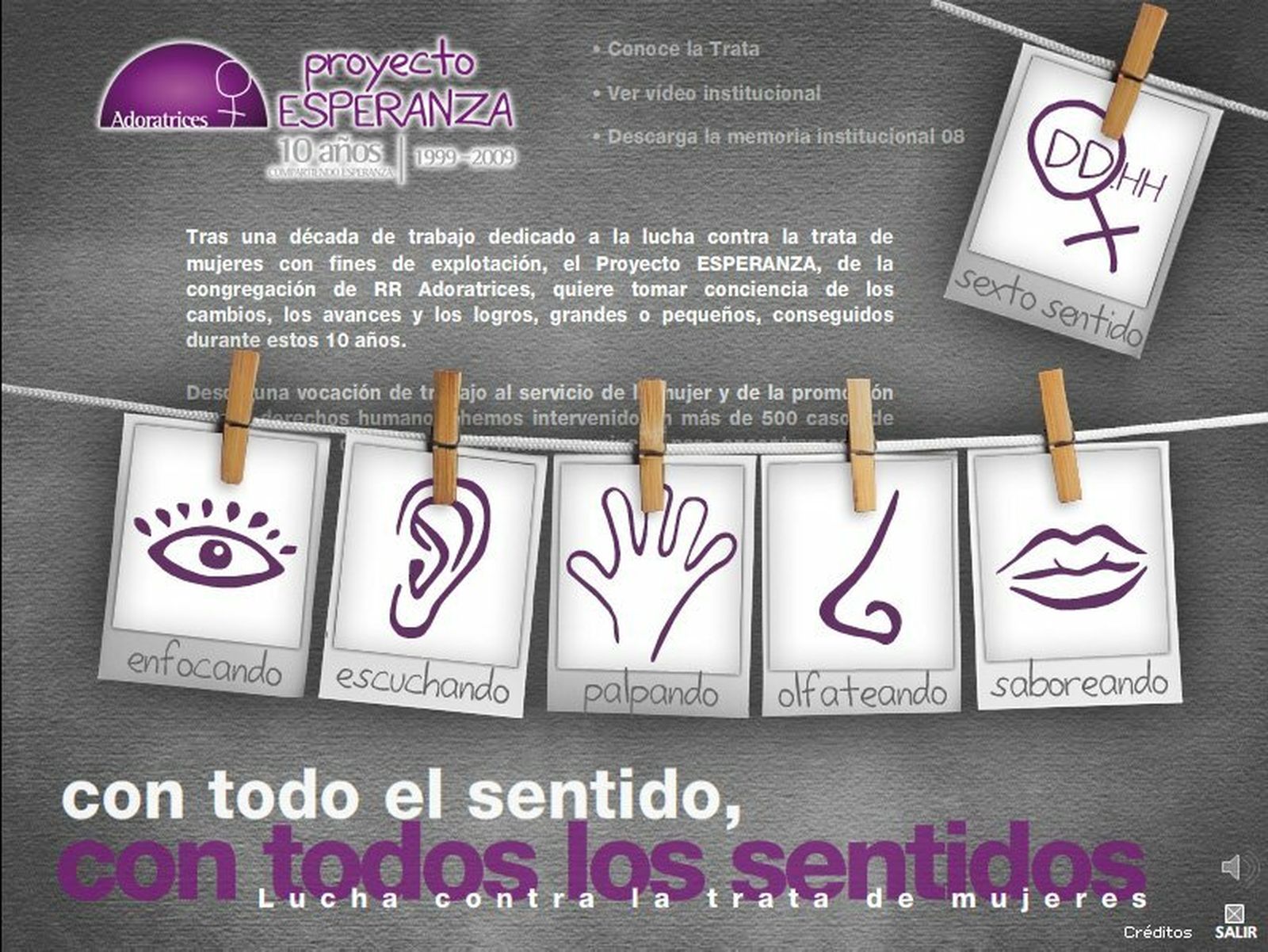 Proyecto "Esperanza" contra la trata de personas