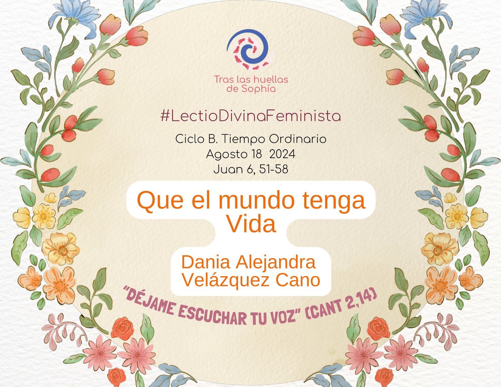 Que el mundo tenga Vida