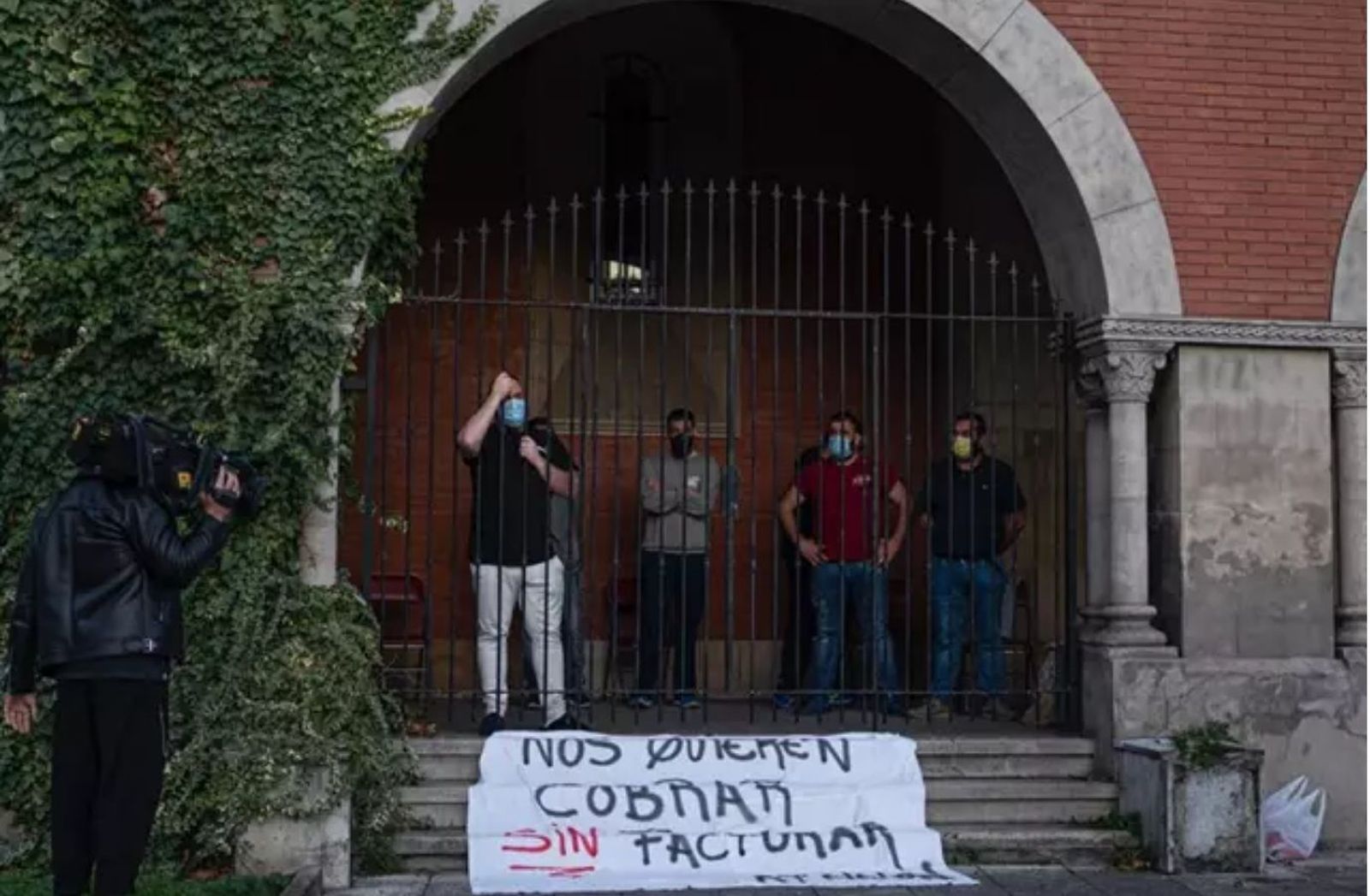 Protestas de trabajadores en Asturias