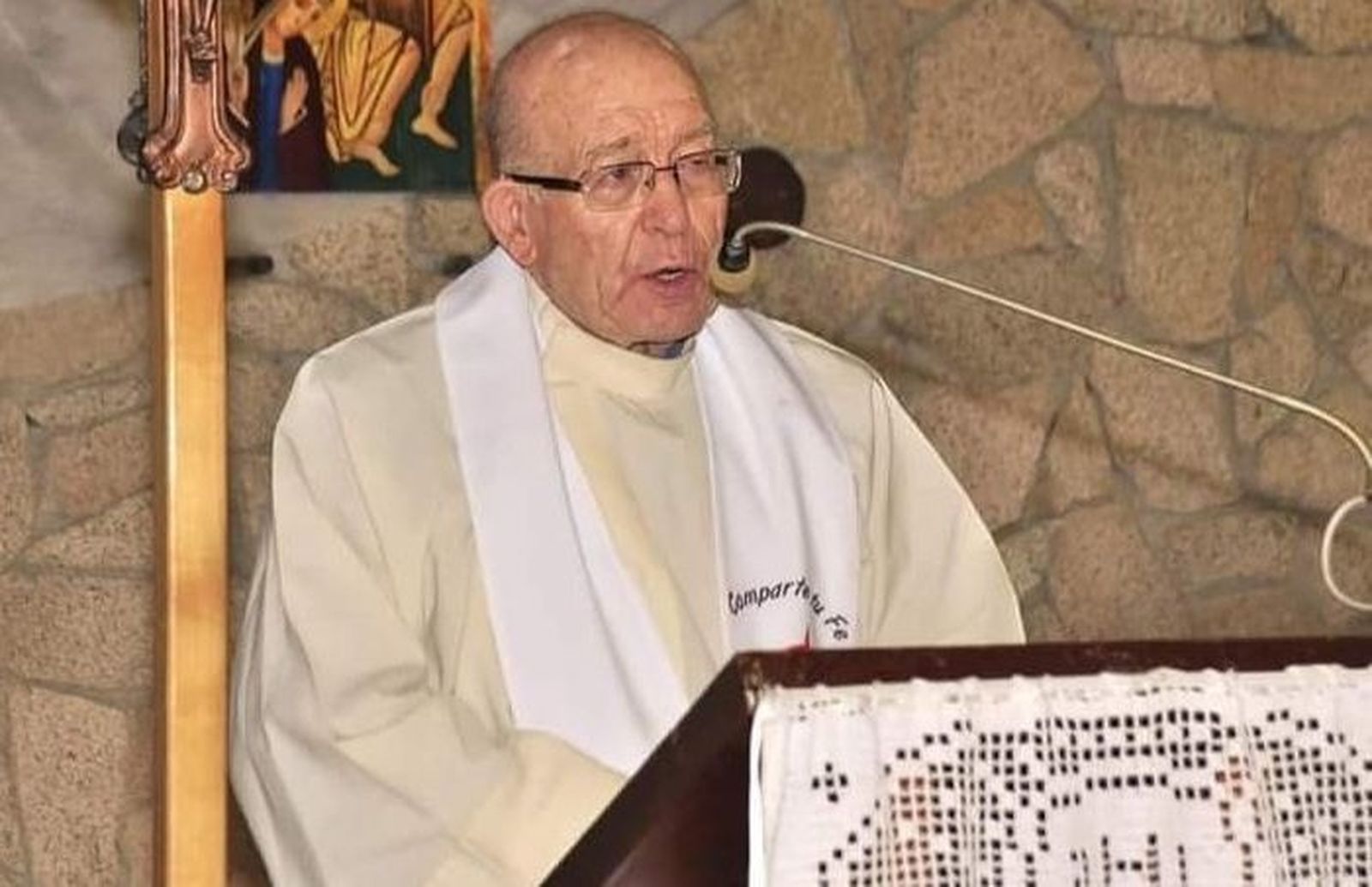 Vicente Lahoz, el cura fallecido