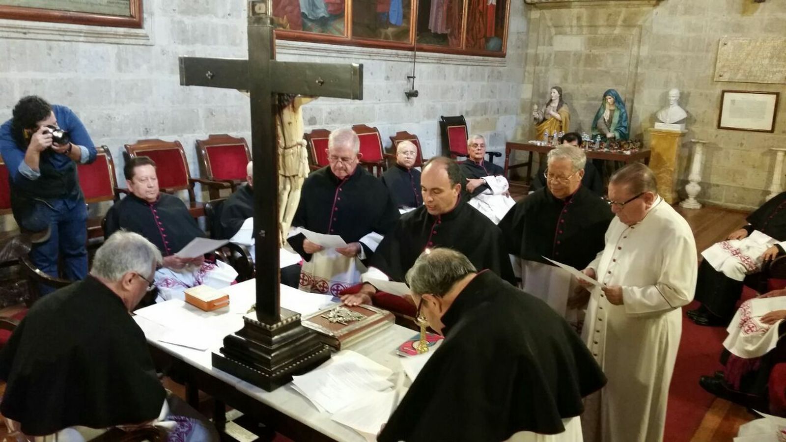 Toma de posesión de canónigos en Guadalajara