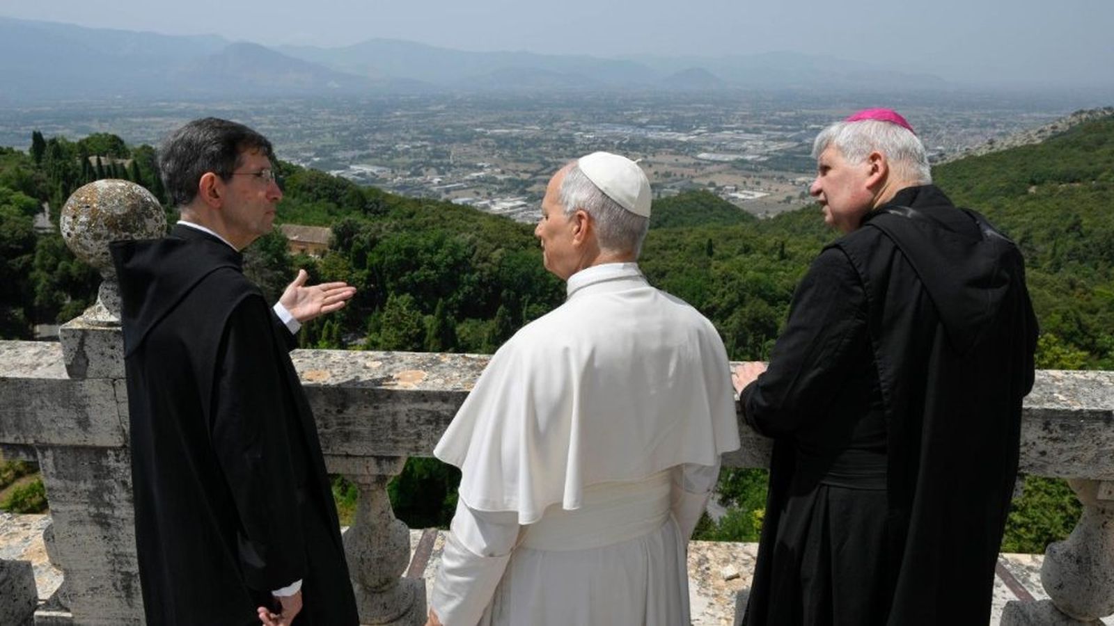 El Papa, en Montecassino