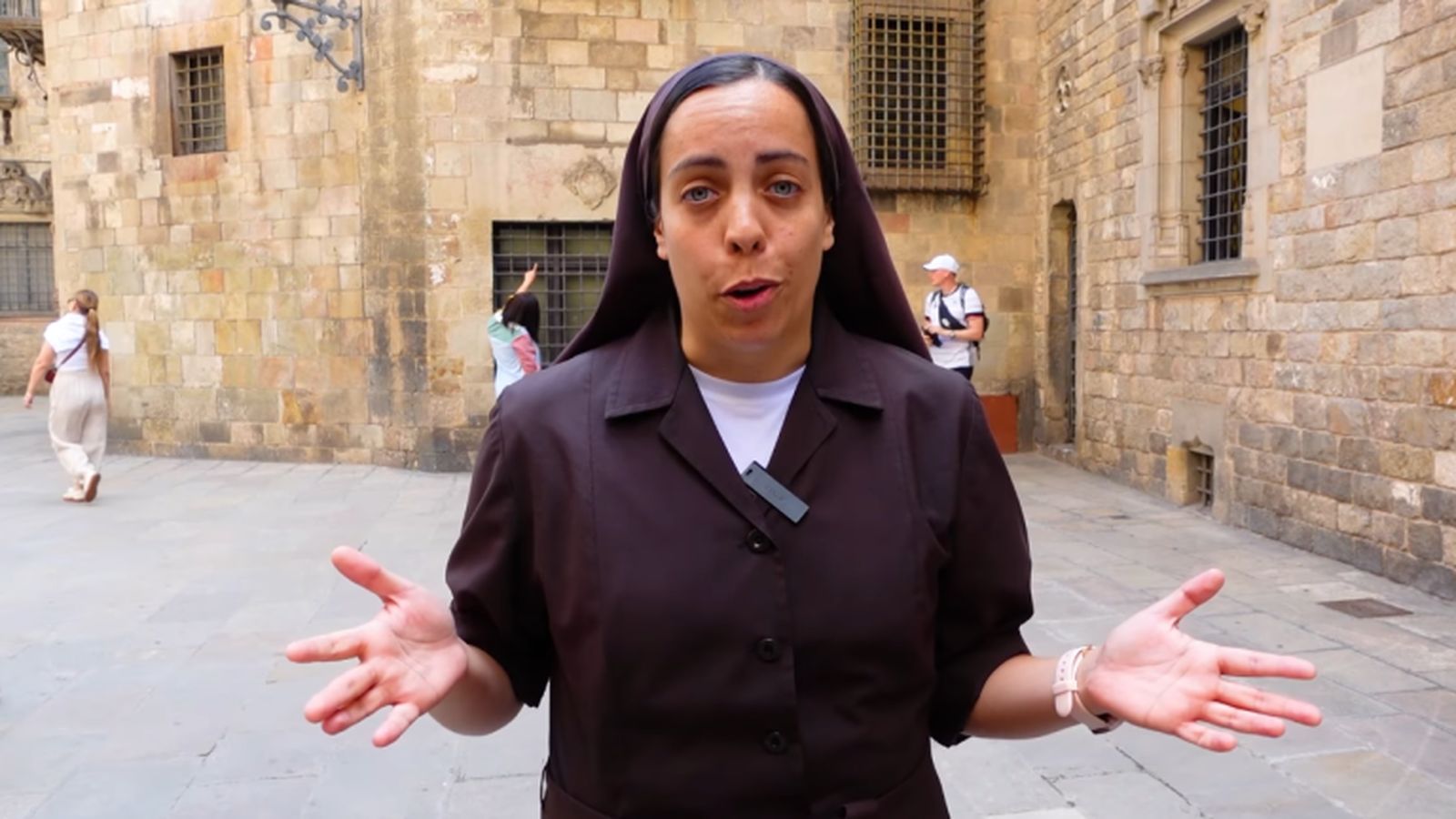 La religiosa Verónica Estévez, perteneciente a las Hermanas Carmelitas de San José.