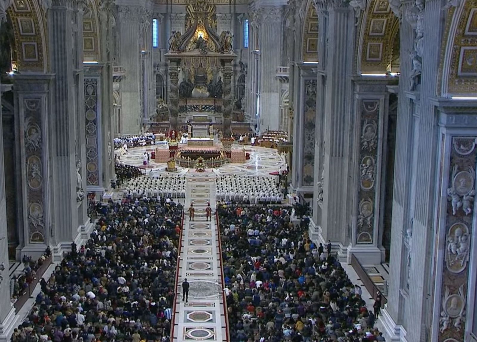 Basílica el 1 de enero