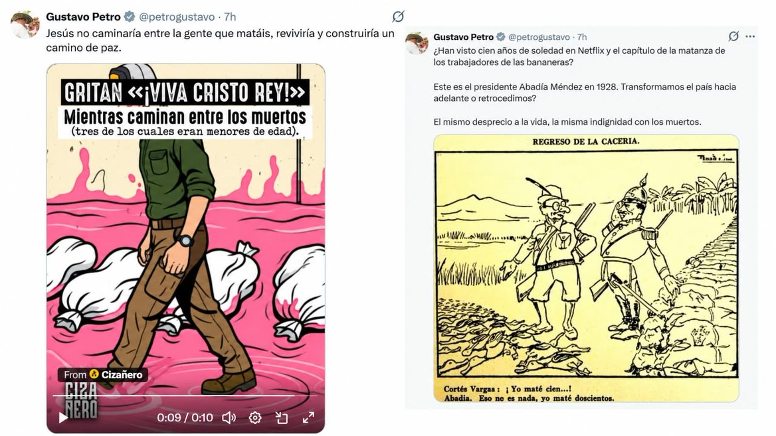 mensaje del expresidente Petro