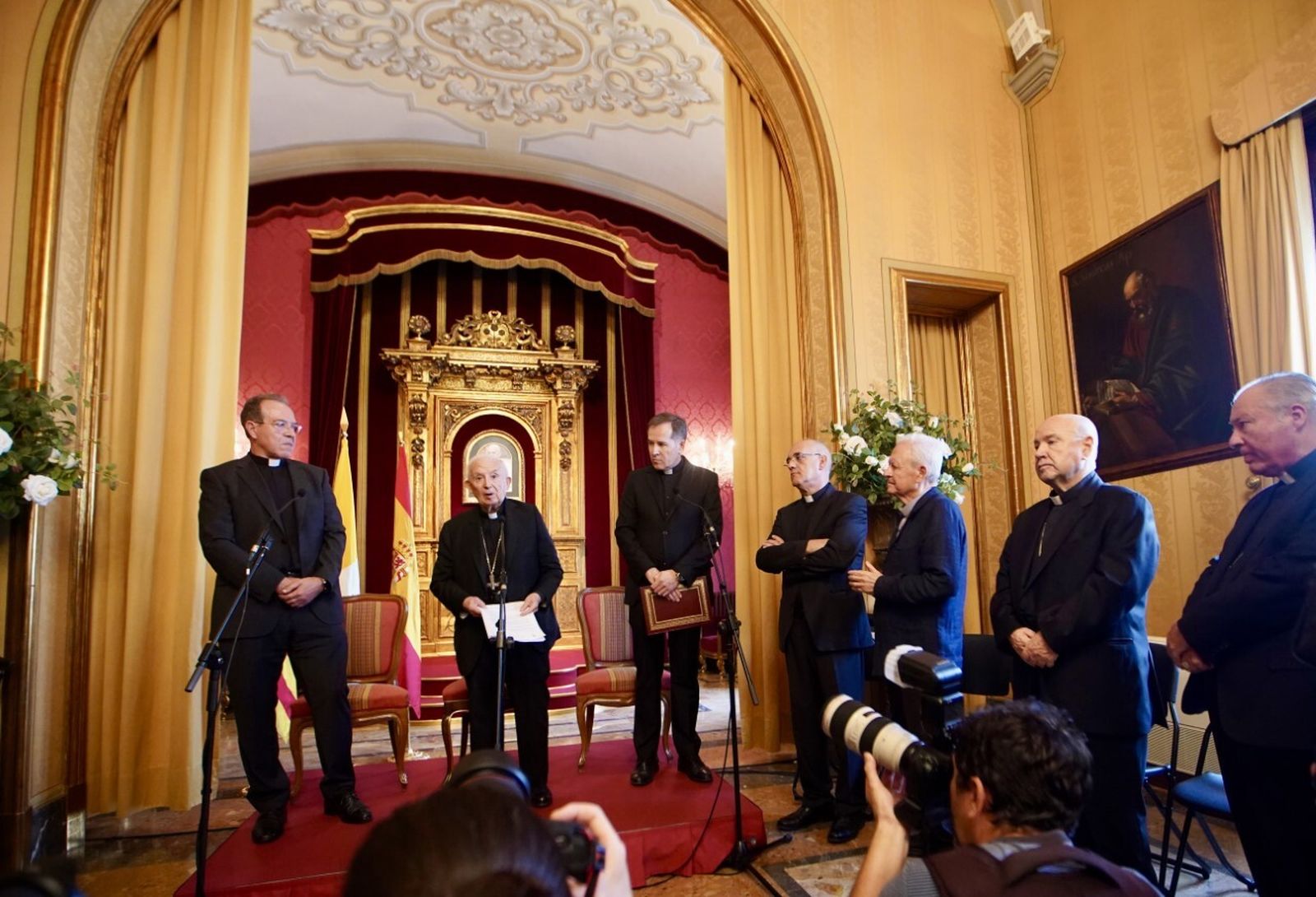 Cañizares, junto a Vicente Fontestad