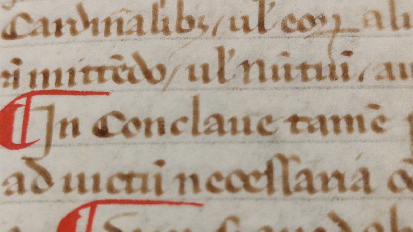 En el siglo XIII se estableció la palabra cónclave