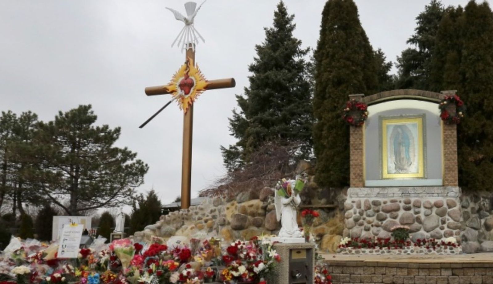 Altar a la Guadalupana en Illinois