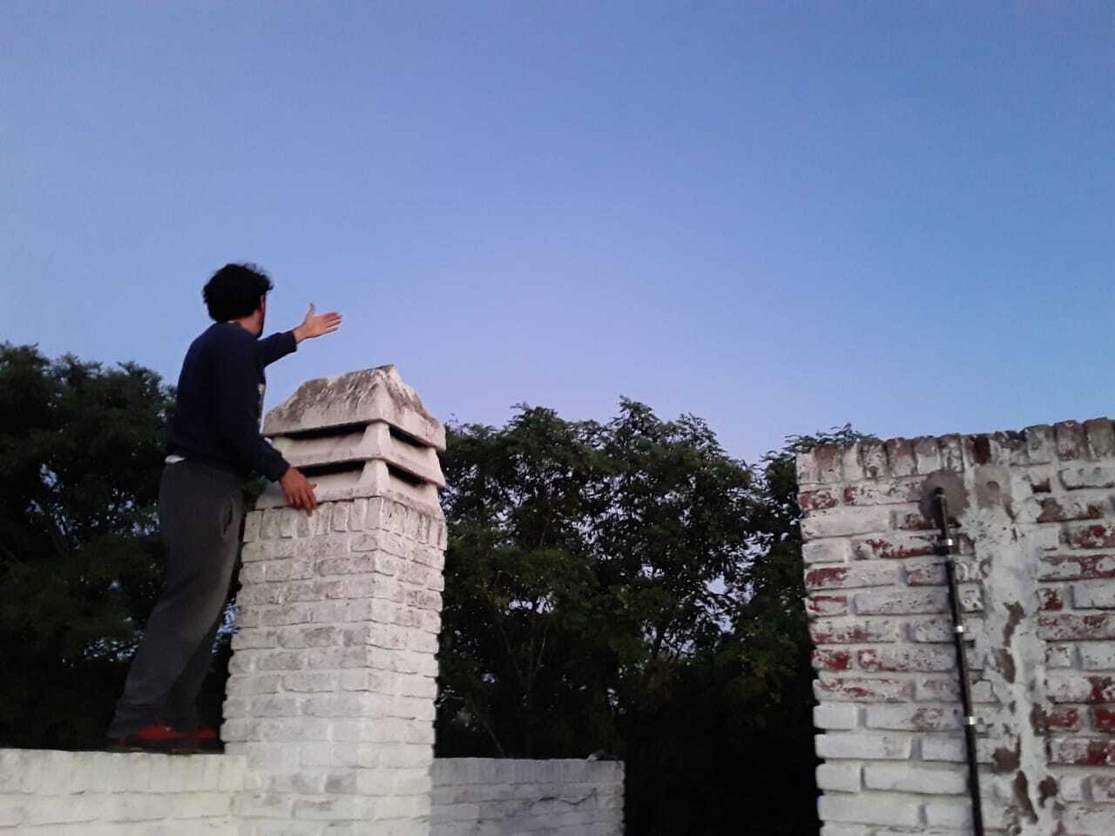 En el techo de la casa de mi madre