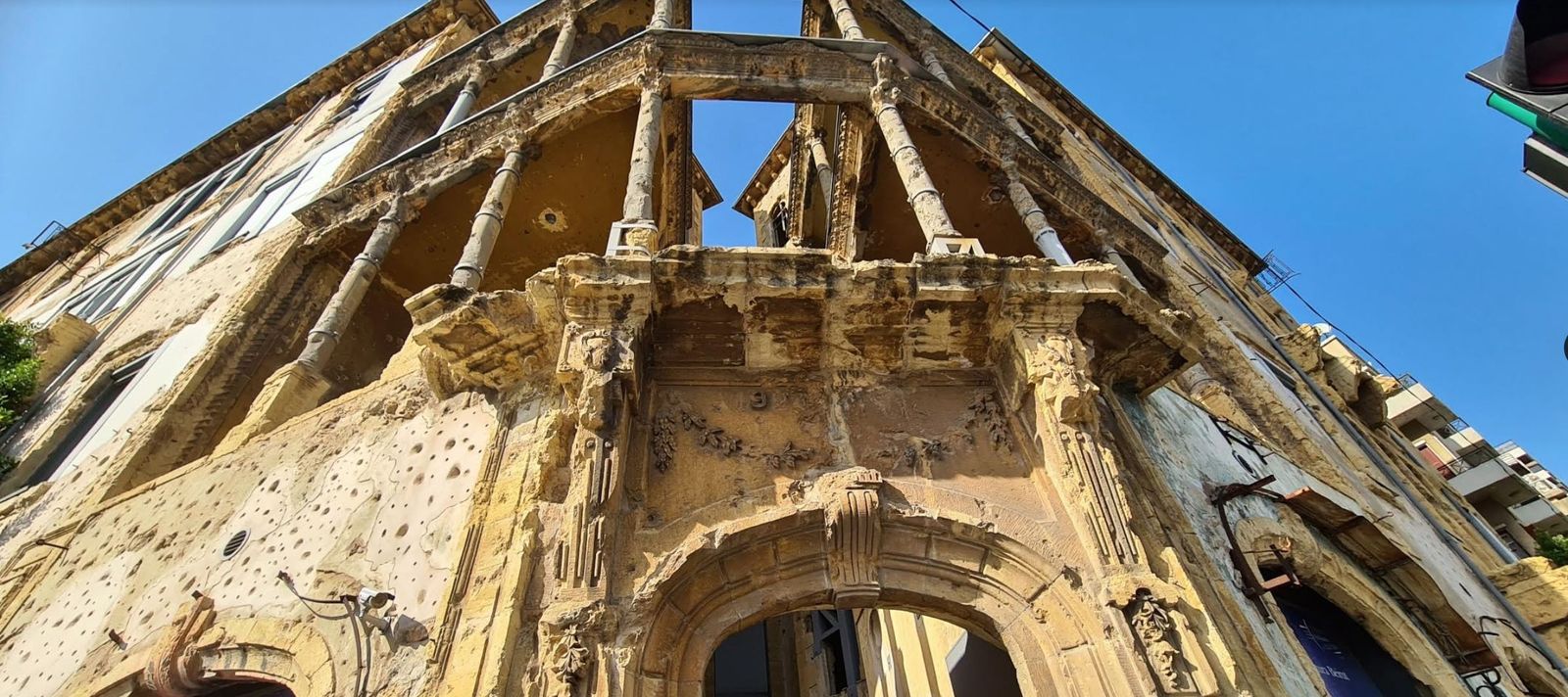 Edificio destruido por la guerra