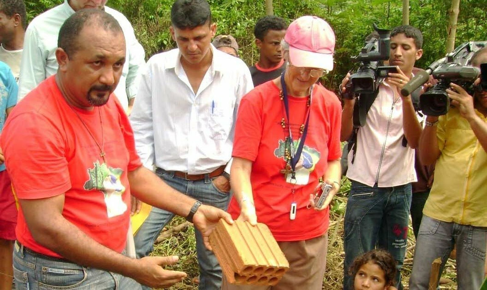 Amaro Lopes, junto a Dorothy Stang