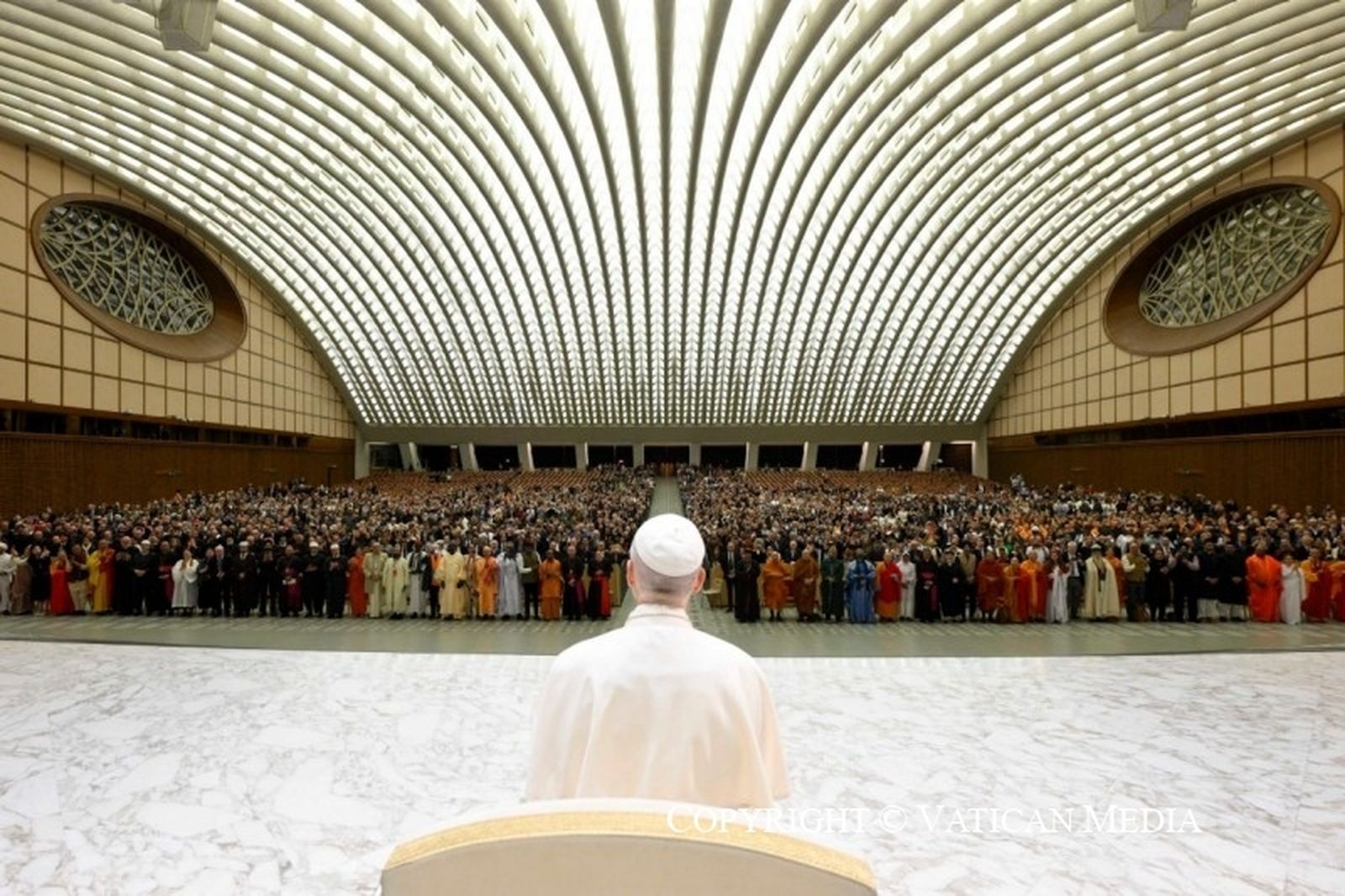 El Papa, con líderes de otras religiones