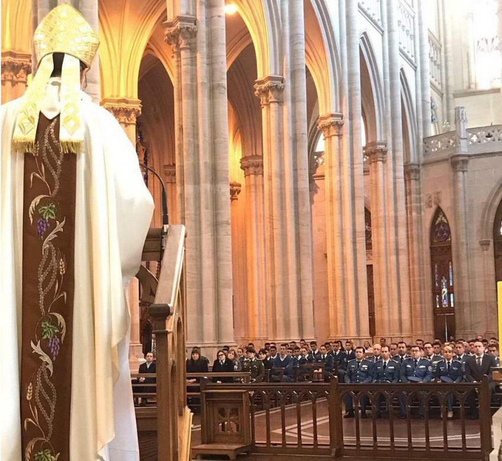Eucaristía en la catedral diocesana Nuestra Señora de los Dolores