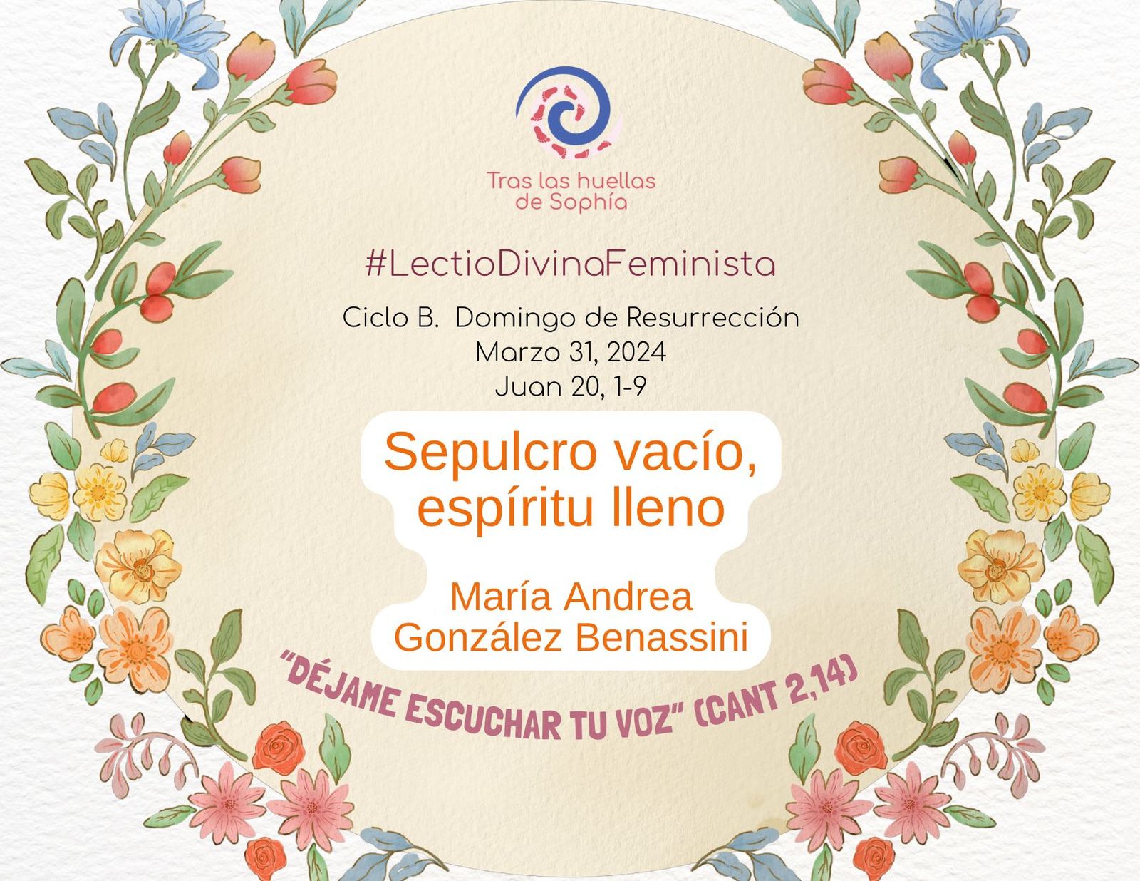 Sepulcro vació, espíritu lleno