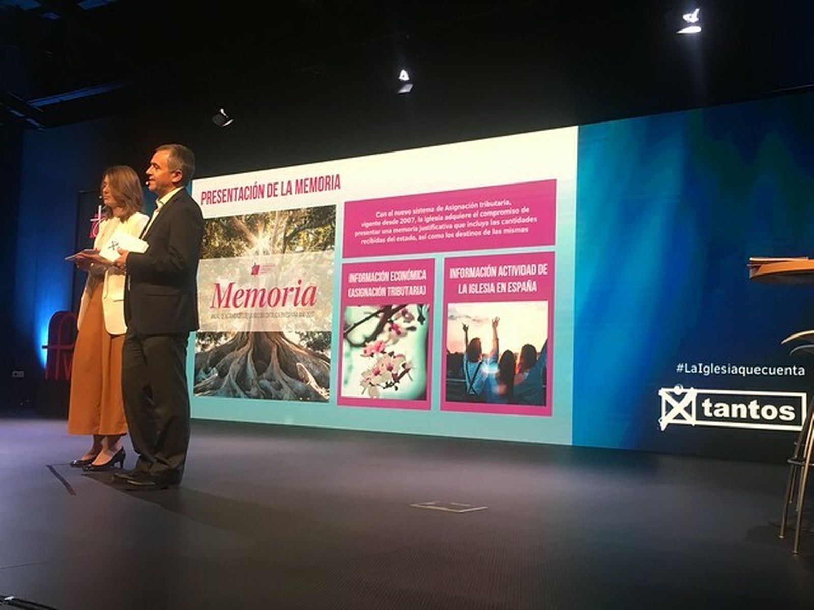 Presentación de la Memoria de Actividades de la Iglesia española