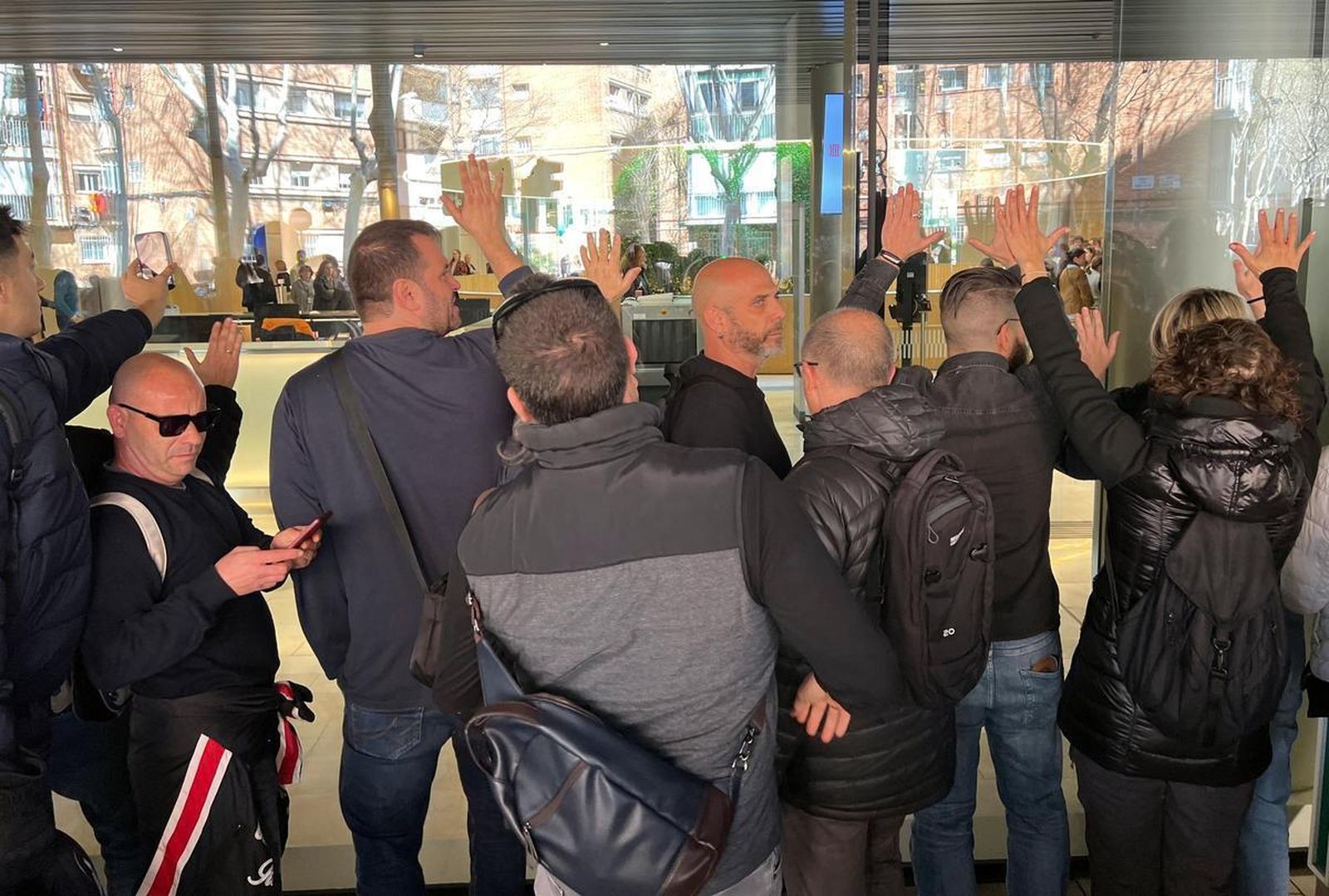 Protesta de los funcionarios de prisiones en Cataluña