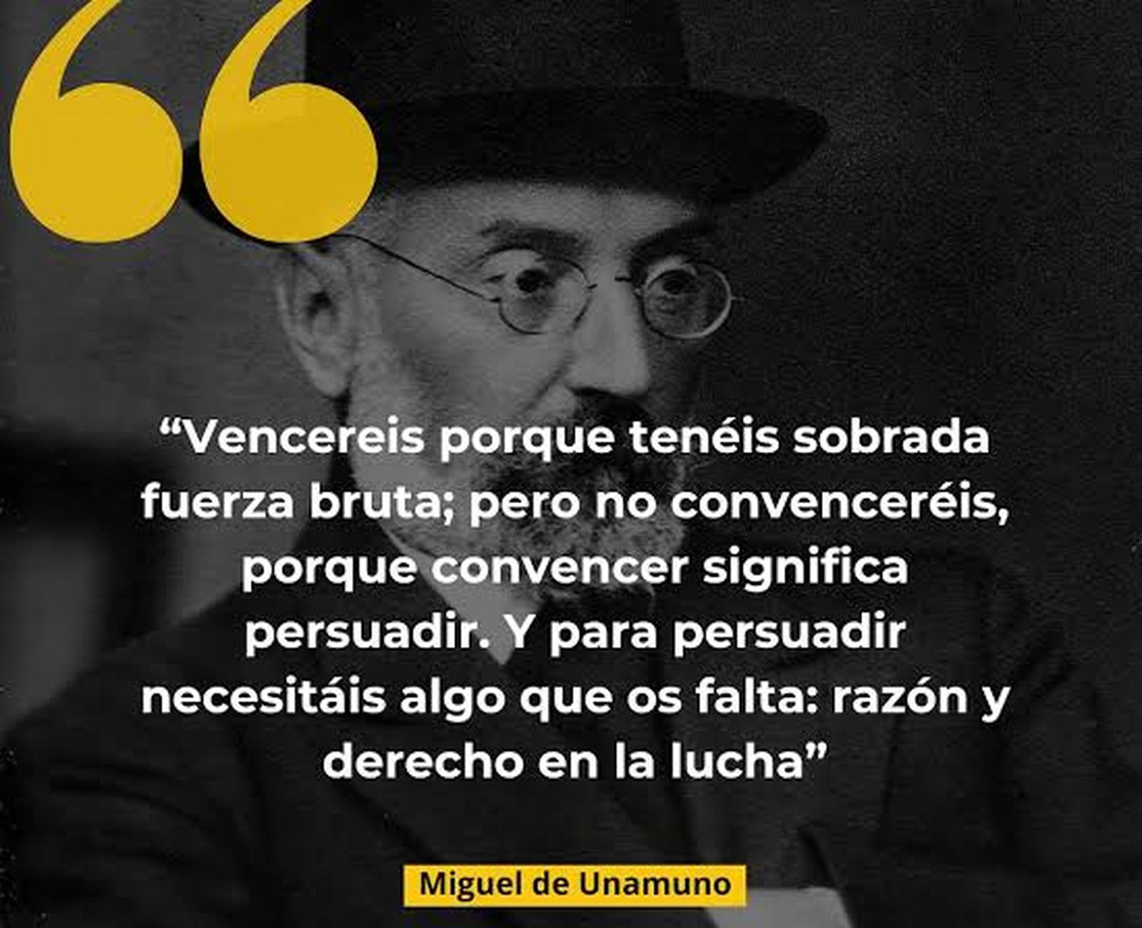 Vencereís, pero no convencereís