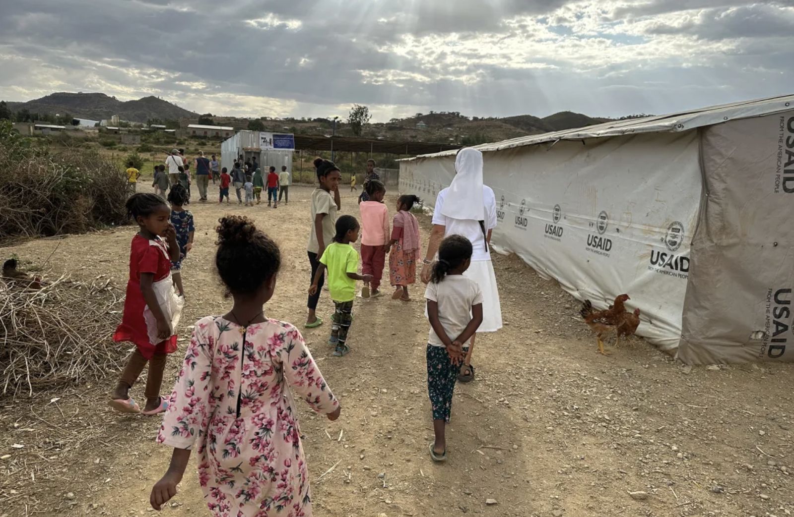 Campo de refugiados en Etiopía