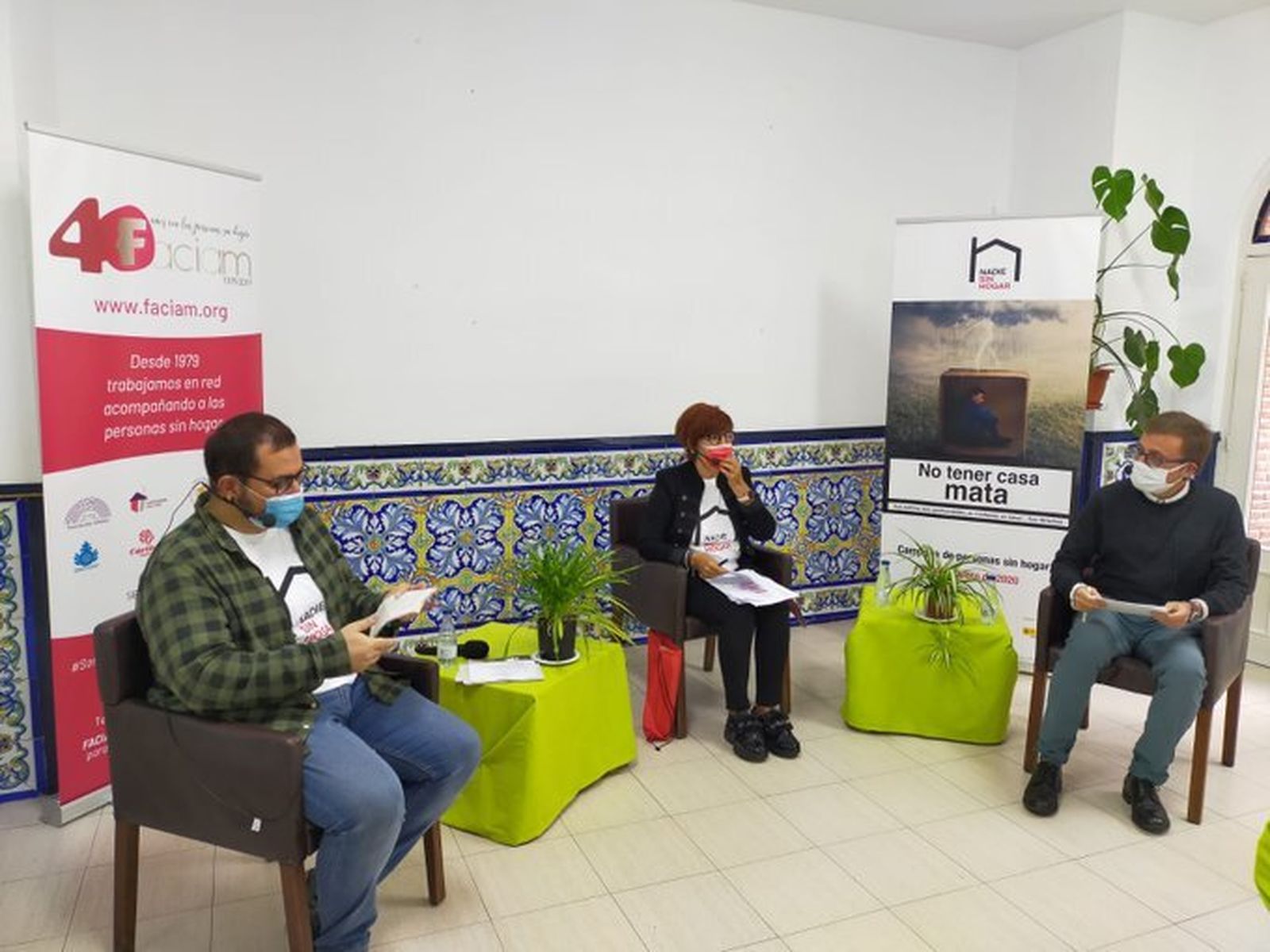 Faciam y Cáritas presentan el Día de las personas sin Hogar