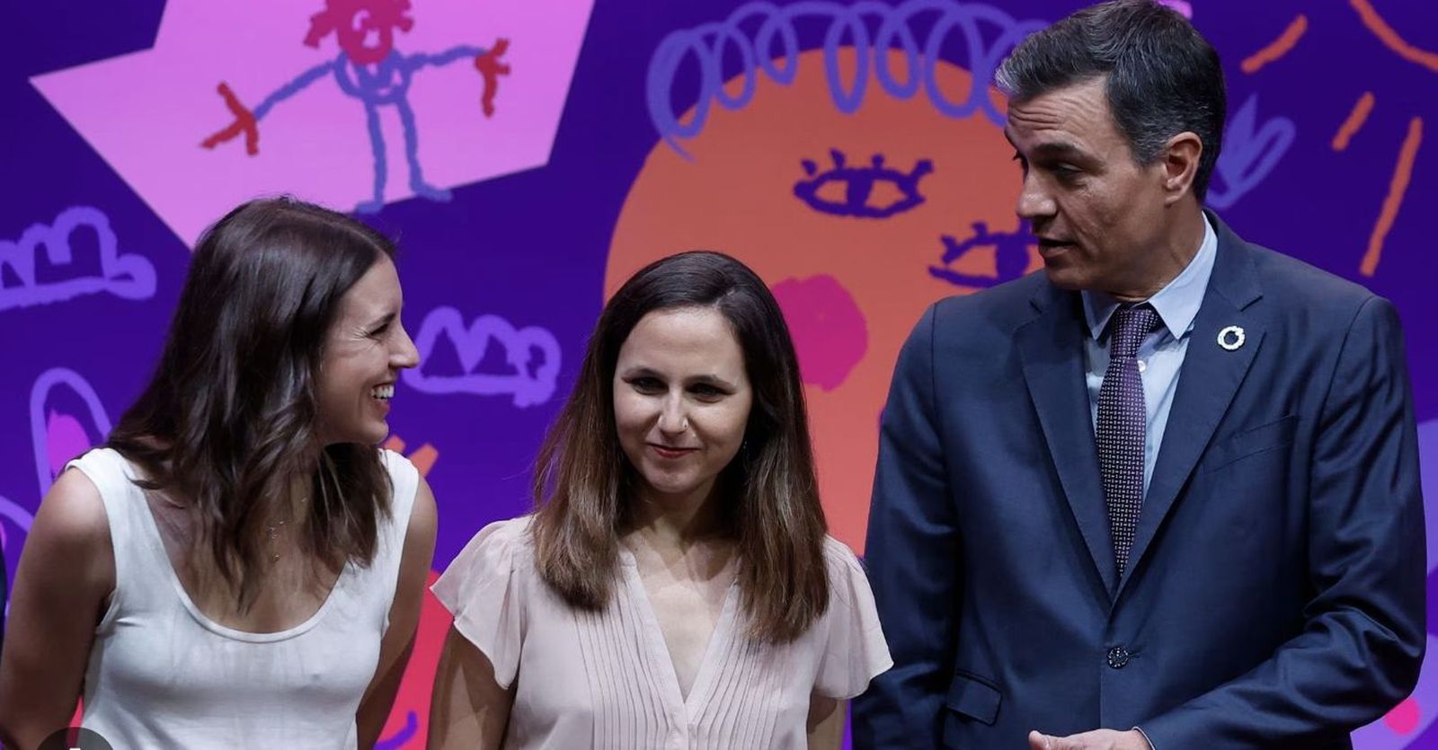 Montero, Belarra y Sánchez