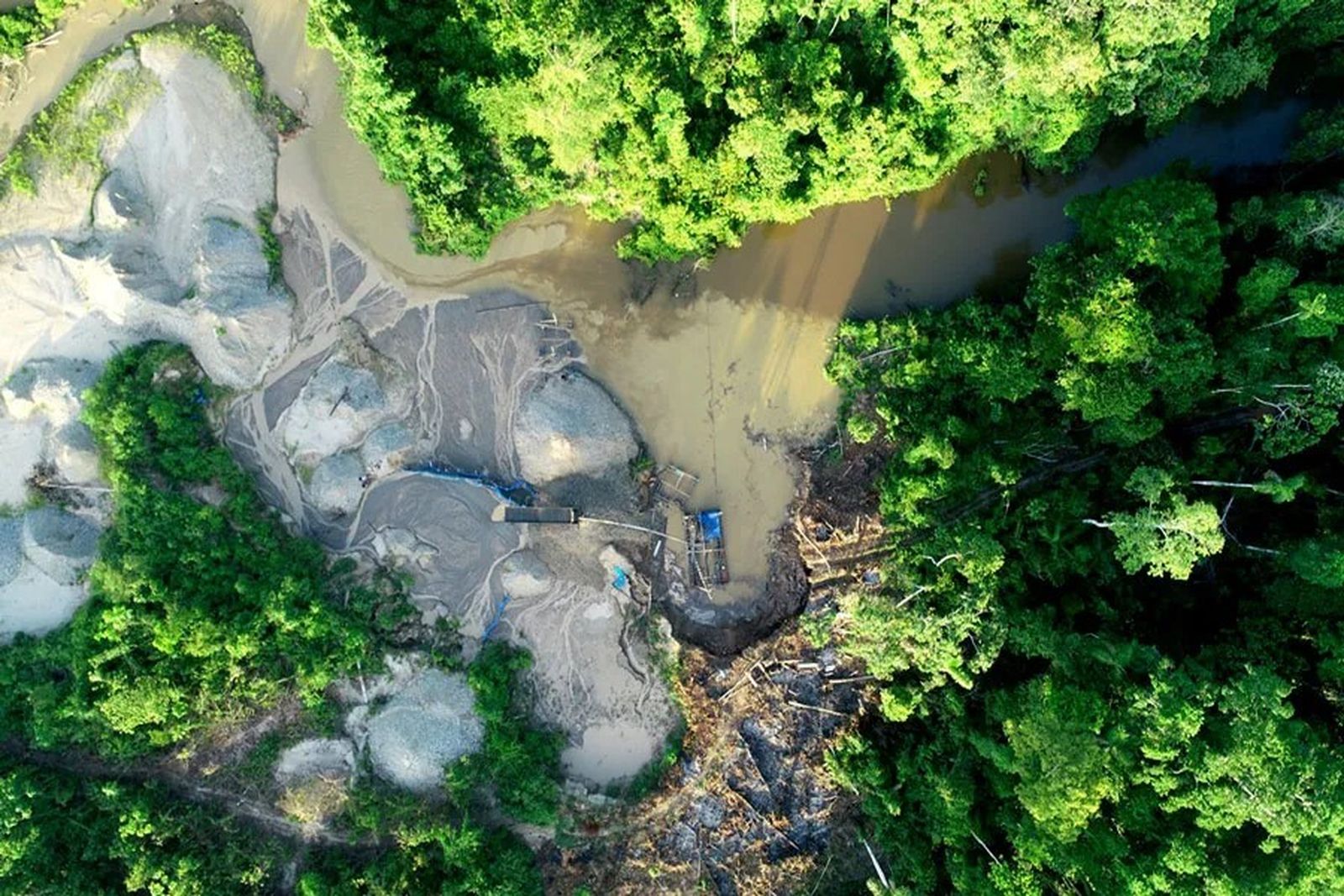 Contaminación por mercurio en los ríos amazónicos