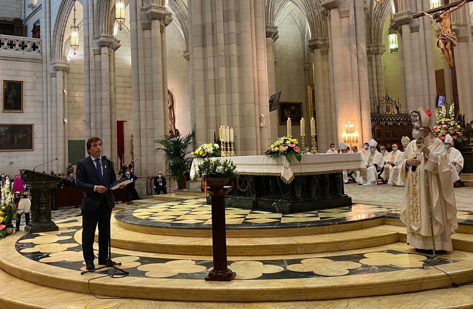 El alcalde y el cardenal de Madrid