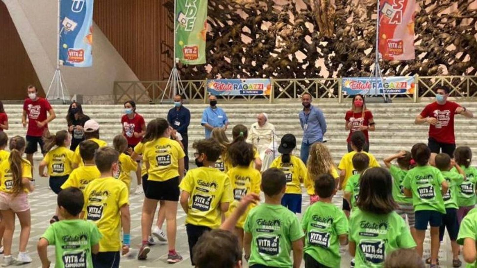 Campamento en el Vaticano, año 2020